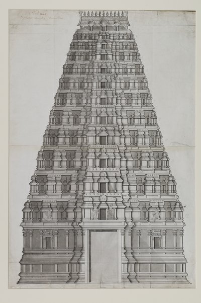 Un gopuram a dodici piani da Indian School