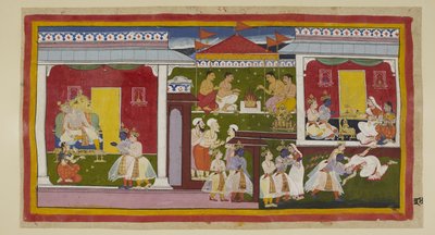 Rama accetta il suo esilio con perfetta equanimità, e lui e Laksmana salutano Kaikeyi e Dasaratha, che con la testa china e lo sguardo distolto non riesce a guardare suo figlio. Lui e Laksmana lasciano il palazzo di Kaikeyi da Indian School