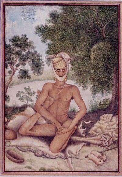 Un asceta nudo, da 