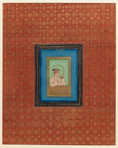 Akbar e uno dei suoi figli o nipoti, 1875-1900 da Indian School