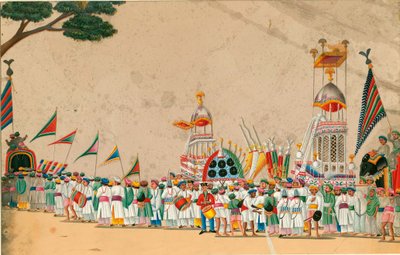Arte indiana: processione da Indian School