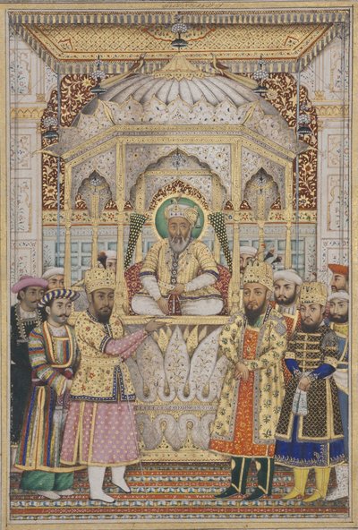 Bahadur Shah II in Darbar da Indian School