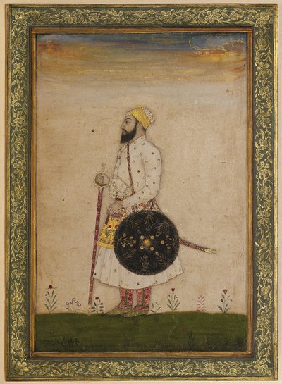 Bahram Khan, un funzionario di corte di Shah Jahan, India Mughal, c.1720 da Indian School