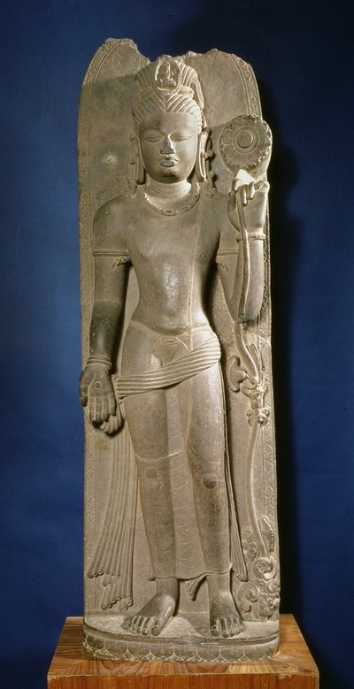 Bodhisattva Padmapani, Nalanda, Bihar, Dinastia Pala da Indian School