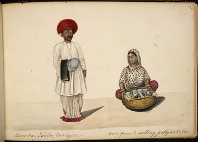 Sarto di Bombay; Venditrice ambulante Bohori da Indian School