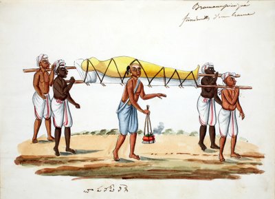 Processione funebre brahmanica da Indian School