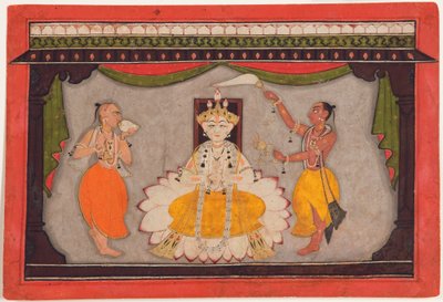 Buddha avatar di Vishnu, c.1700 da Indian School