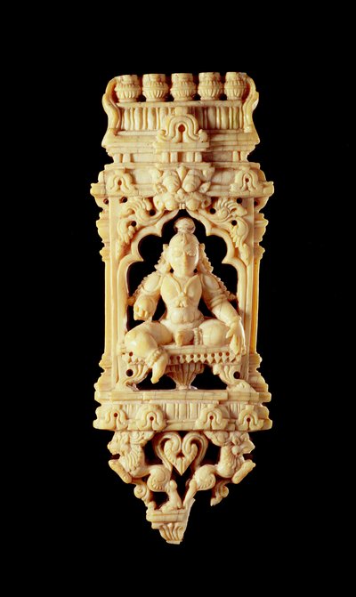 Scultura raffigurante Krishna da Indian School
