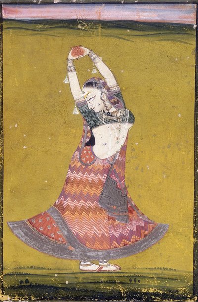 Ragazza danzante, inizio XIX secolo da Indian School