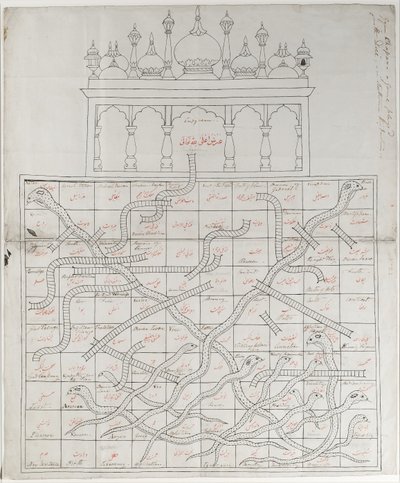 Progetto per il gioco di Serpenti e Scale da Indian School