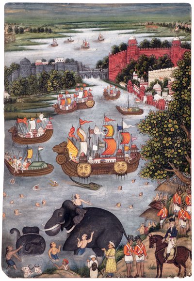Festività su un fiume da Indian School
