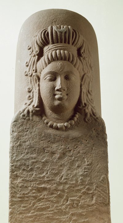 Figura di Ekamukha Siva-Linga dal Tempio di Khoh da Indian School