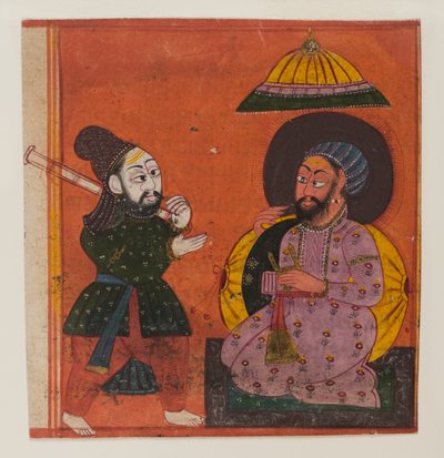 Frammento di una pagina da una serie del Markandeya Purana, c.1625 da Indian School