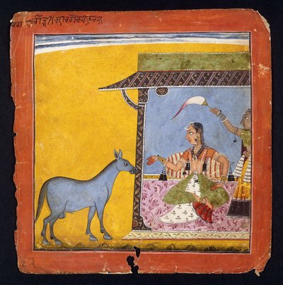 Gaudi Ragini, Moglie di Sri Raga, c.1690-5 da Indian School