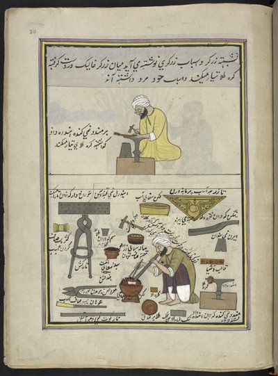 Orafi che fanno gioielli da Indian School