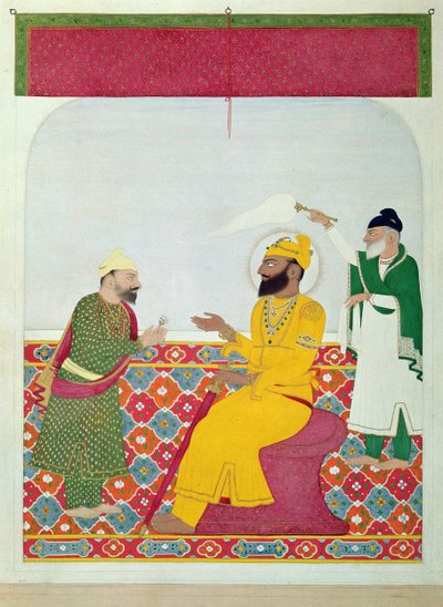 Guru Govind Singh (1666-1708) 1815-25 da Indian School