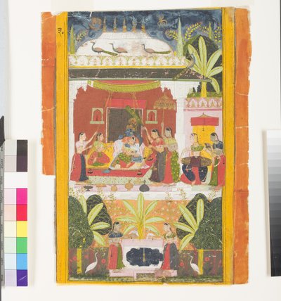 Hindol Ragini di Malkos, c.1675 da Indian School