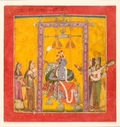 Hindola Raga, c.1700 da Indian School
