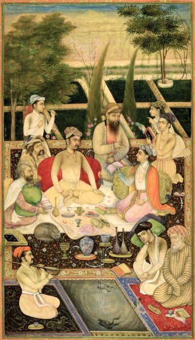 Due principi in un giardino da Indian School