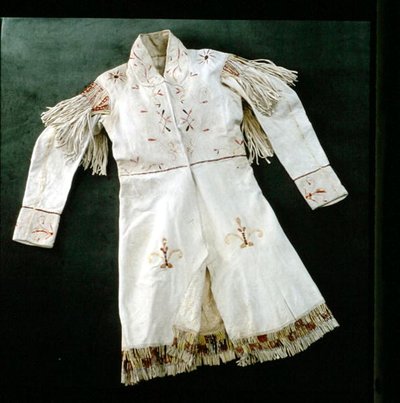Cappotto decorato di J.J. Audubon (1785-1851) da Indian School