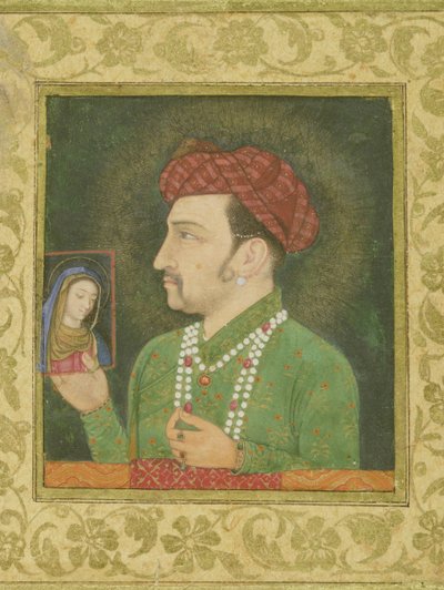 Jahangir con in mano un