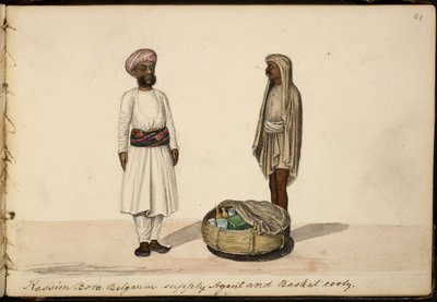 Kassim Bohori, agente di rifornimento. Belgaum da Indian School