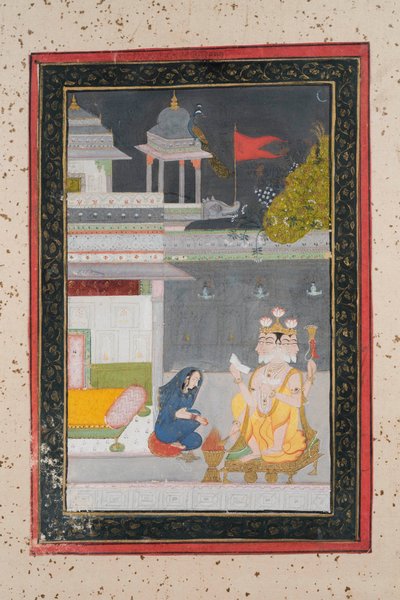 Khambhavati Ragini, c.1790 da Indian School