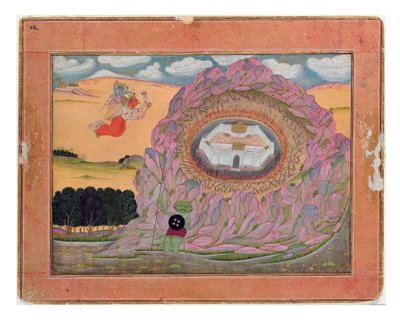 Krishna si Avvicina alla Cittadella di Naraka da Indian School