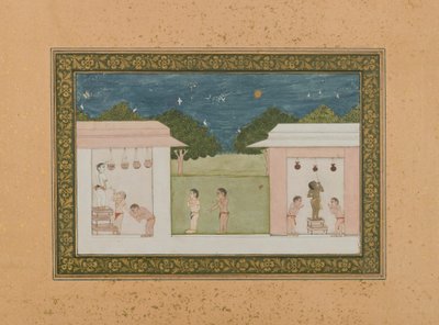 Krishna ruba la cagliata, c.1775 da Indian School
