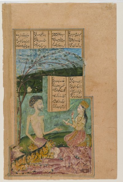 Layli visita Majnun nel boschetto da Indian School