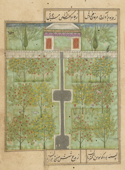 Un giardino di frutteto a Deccani da Indian School
