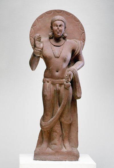 Maitreya, un futuro Buddha, cultura di Ramnagar, da Ahichatra, Uttar Pradesh, 200 d.C. da Indian School