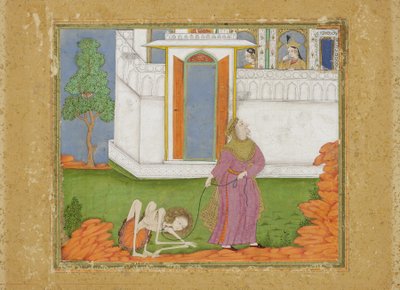 Majnun ridotto a uno stato abietto da Indian School
