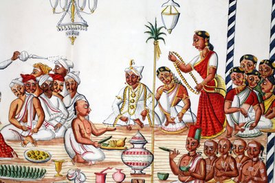 Cerimonia di matrimonio da Indian School