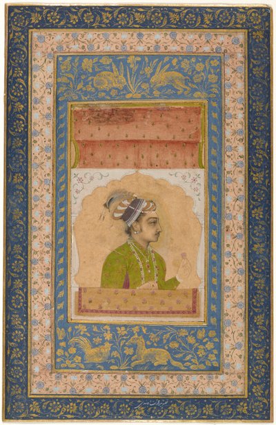 Miniatura del ritratto di Dara Shikoh, c.1640 da Indian School