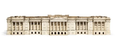 Modello del Palazzo Hazarduari, Murshidabad, c.1835 da Indian School