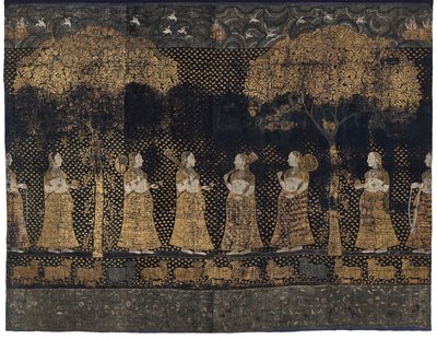 Stagione dei monsoni (Varsha), scuola Deccani (Pichwai) da Indian School