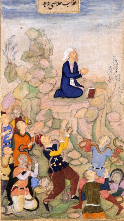 Mosè e la piaga dei serpenti da Indian School