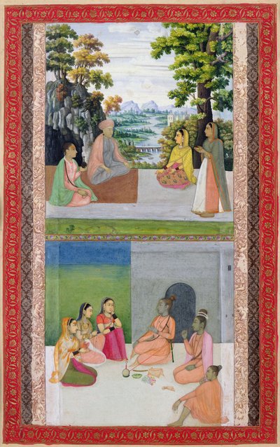 Ms E-14 Conversazioni mistiche da un Moraqqa da Indian School