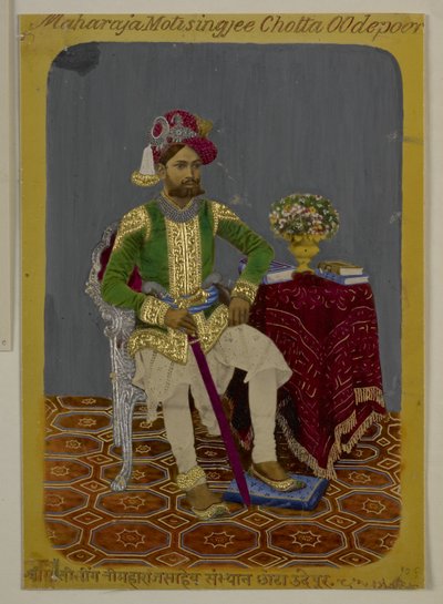 Moti Singh di Udaipur, c.1870 da Indian School