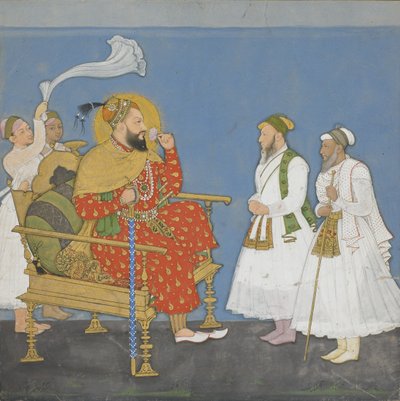 Muhammad Adil Shah II con cortigiani e attendenti da Indian School