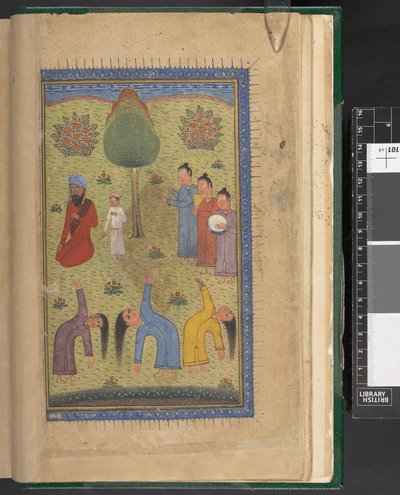 Sufi che danzano, con musicisti e spettatori, dal 