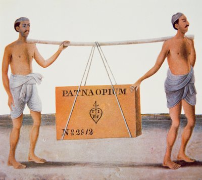 Oppio da Patna, India, destinato alla Cina durante le Guerre dell