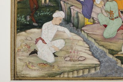 Picnic durante una caccia (dettaglio) da Indian School