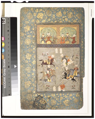 Giocatori di Polo, c.1530 da Indian School