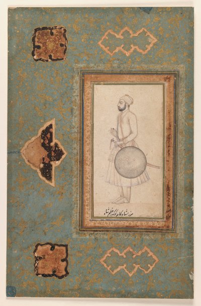 Ritratto di Kuka Azam Shah, c.1640 da Indian School