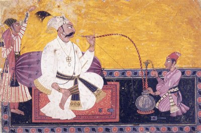 Ritratto di Raja Kirpal Pal di Basohli, c. 1690-1700 da Indian School