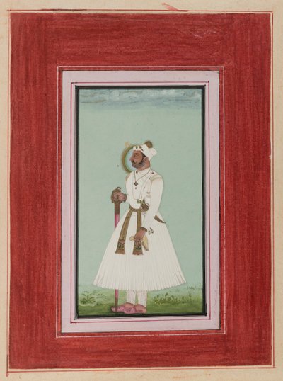 Ritratto di Rao Vir Singh, c.1780-1790 da Indian School