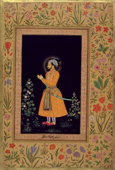 Ritratto di Shah Jahan (1592-1666) Mughal, c.1632 da Indian School