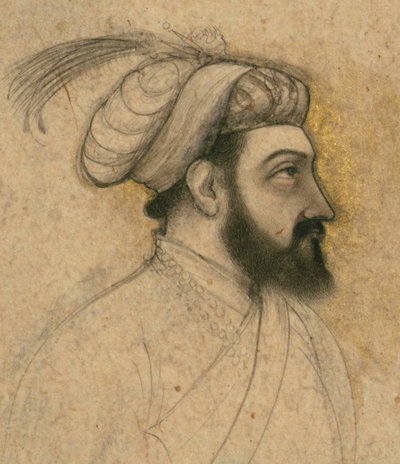 Ritratto di Shah Jahan, metà XVII secolo da Indian School